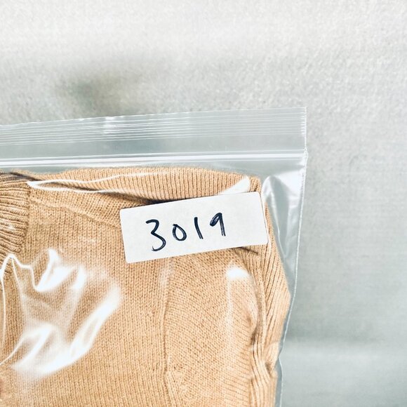 Halogen Cashmere Sweater Womens PS Beige Knit Pullover Tunic Minimalist - Picture 12 of 12